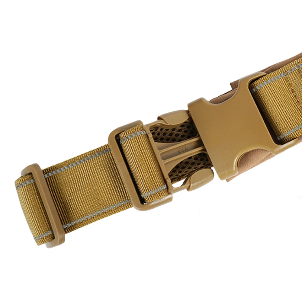 Harnais Anti-Traction Kaki WoofyControl™ – Confort, Sécurité et Maîtrise Sans Tirer