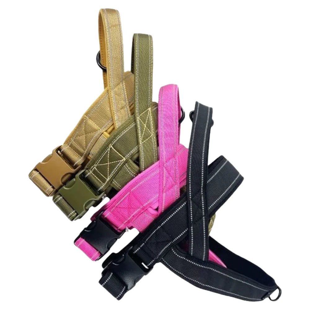 Harnais Anti-Traction Rose WoofyControl™ – Confort, Sécurité et Maîtrise Sans Tirer